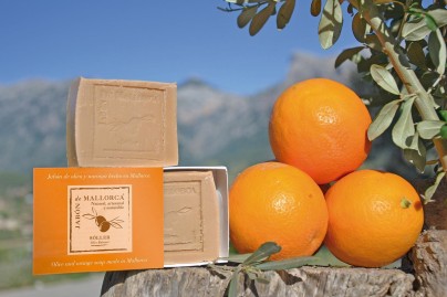 Jabón natural de oliva y naranja Sóller Mallorca