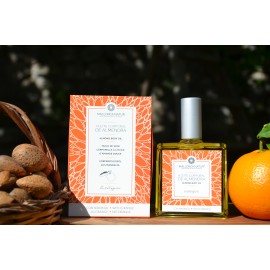 Huile de soin corporelle bio 100ml  à l'amande et orange